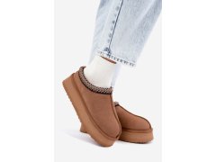 Kožené semišové zimní boty vinceza 97972 Camel 2