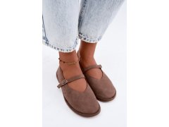 Barefoot baleríny s páskem taupe Rhoselle 1