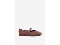 Barefoot baleríny s páskem taupe Rhoselle 5