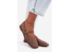 Barefoot baleríny s páskem taupe Rhoselle 8