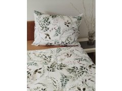 Povlečen Lístky v&nbsp;zelené