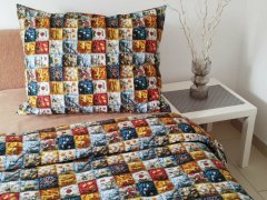 Povlečení Patchwork 3d