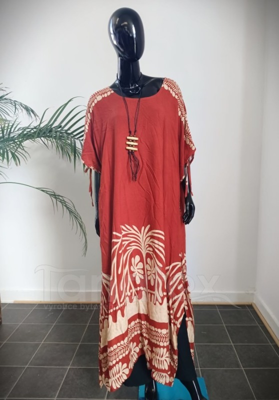 Šaty Terakota pláž - Oděvy Dámské šaty letní