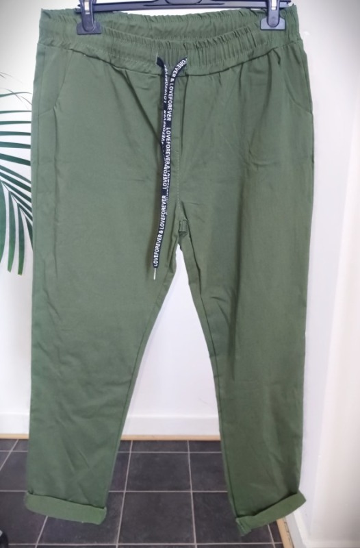 Capri Kalhoty khaki - Oděvy Kalhoty, baggy, nasrávačky