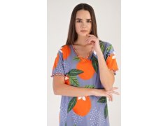 Dámská Noční košile s krátkým rukávem pomeranče 6101880