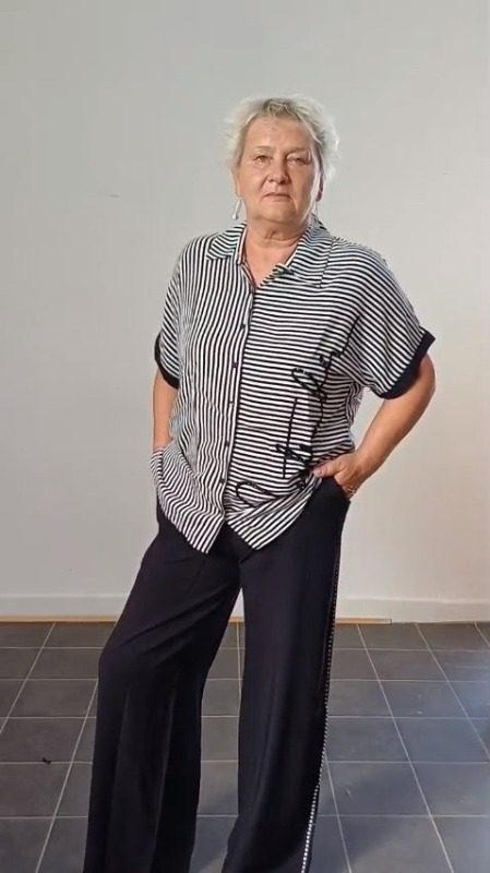 Komplet Černobilý s kamínky - Oděvy Komplety - soupravy