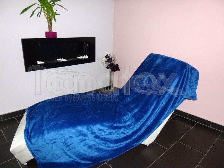 Deka Mikro - modrá - Přehoz na postel a deky Deky 150x200