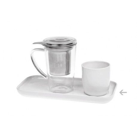 Itaka porcelánový podnos 25,5 x 13 cm - Čajové a kávové nádobí Hrnky na čaj, hrnky na kávu