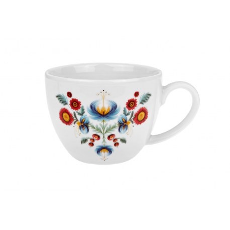 Folklor 0,425 l - porcelánový hrnek - Čajové a kávové nádobí Hrnky na čaj, hrnky na kávu