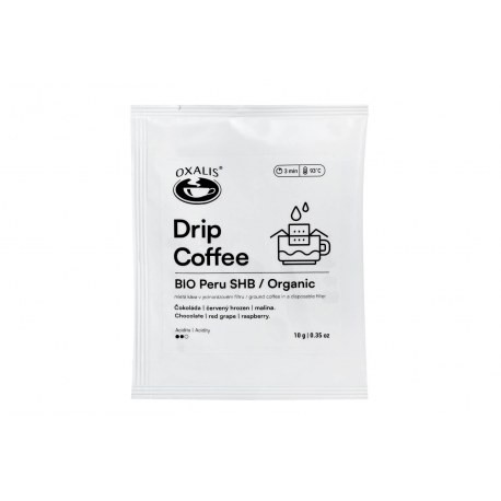 Drip Coffee BIO Peru - Káva Porcovaná káva