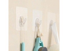 10 ks přilnavých háčků bez vrtání 2