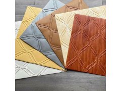 3D tapeta ornament - dřevěný 5