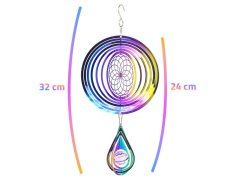 3D větrná dekorace mandala 6
