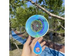 3D větrná dekorace mandala 8
