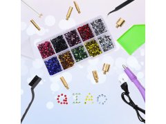 Aplikátor na lepení kamínků + sada kamínků 3