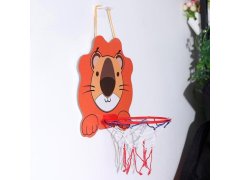 Basketbalový koš na dveře - sada s&nbsp;míčkem a&nbsp;pumpičkou 5