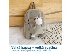 Batůžek s plyšákem - jednorožec 3