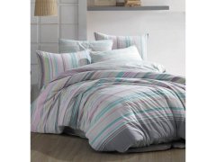 Bavlněné povlečení - pastelové pruhy
