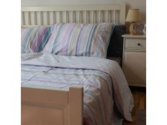 Bavlněné povlečení - pastelové pruhy 4