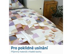 Bavlněné povlečení - pastelové tvary 2