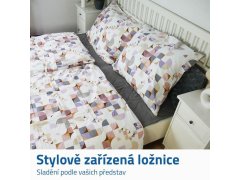 Bavlněné povlečení - pastelové tvary 3