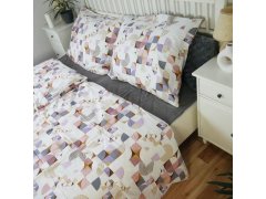 Bavlněné povlečení - pastelové tvary 6