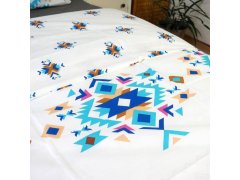 Bavlněné povlečení - tyrkysové ornamenty 5