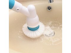 Bezdrátový čistící kartáč + 3 nástavce, prodlužovací rukojeť 7