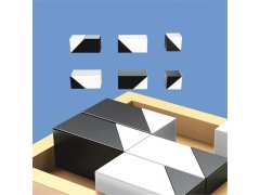 Černobílý tangram 2