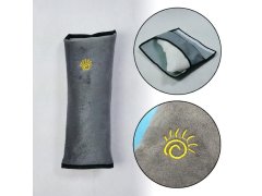 Cestovní polštář do auta na pás - šedivý 5