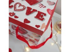 Dárková krabička 22 cm - červená 8