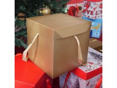 Dárková krabička 22 cm - červená 9