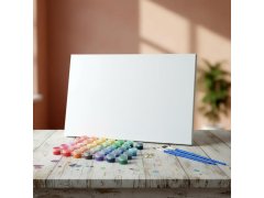 Dárková sada na malování - plátno 50x40 cm, sada barev a&nbsp;štětce 2