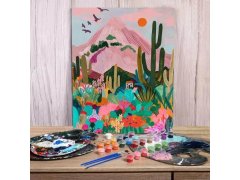 Dárková sada na malování - plátno 50x40 cm, sada barev a&nbsp;štětce 7