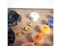 Dárková sada na malování - plátno 50x40 cm, sada barev a&nbsp;štětce 8