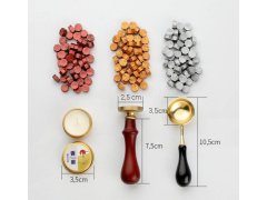 Dárková sada na výrobu pečetí - srdíčko 4