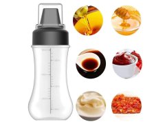 Dávkovač na omáčky průhledný 300 ml 18