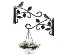Dekorativní kovový držák na závěsné květináče 14