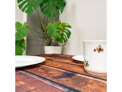 Dekorativní ubrus s&nbsp;dekorem dřeva 61 x 61 cm 2