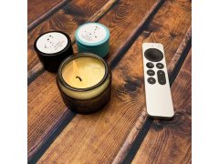 Dekorativní ubrus s&nbsp;dekorem dřeva 61 x 61 cm 3