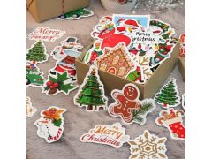 Dekorativní vánoční samolepky 50 ks 10