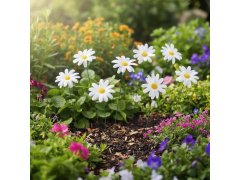 Dekorativní zápich do zahrady/květináče kopretina 10 ks