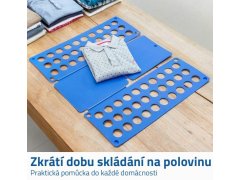 Deska na rychloskládání oblečení Modrá 3