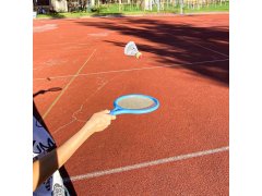 Dětská sada na badminton - pálky, míček, košíček 2