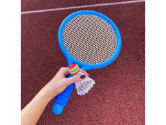 Dětská sada na badminton - pálky, míček, košíček 8