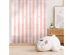 Dětská tapeta na zeď 5 m - pruhy s&nbsp;hvězdičkami 10