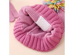 Dětská zimní sada čepice a&nbsp;rukavic s&nbsp;jednorožcem 7