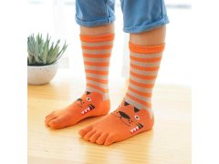 Dětské prstové ponožky větší - tygřík 1