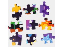 Dětské puzzle svítící ve tmě 96 dílků - princezny 2