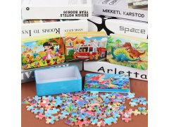 Dětské puzzle v&nbsp;plechové krabičce - mořská panna 10